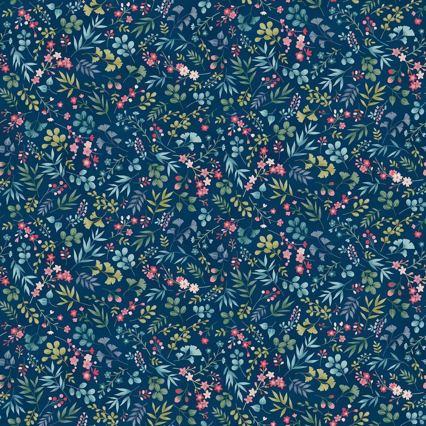 REDUCED Makower Kasumi Japanese Metallic 20 Designs 100% Premium Cotton Fabric
