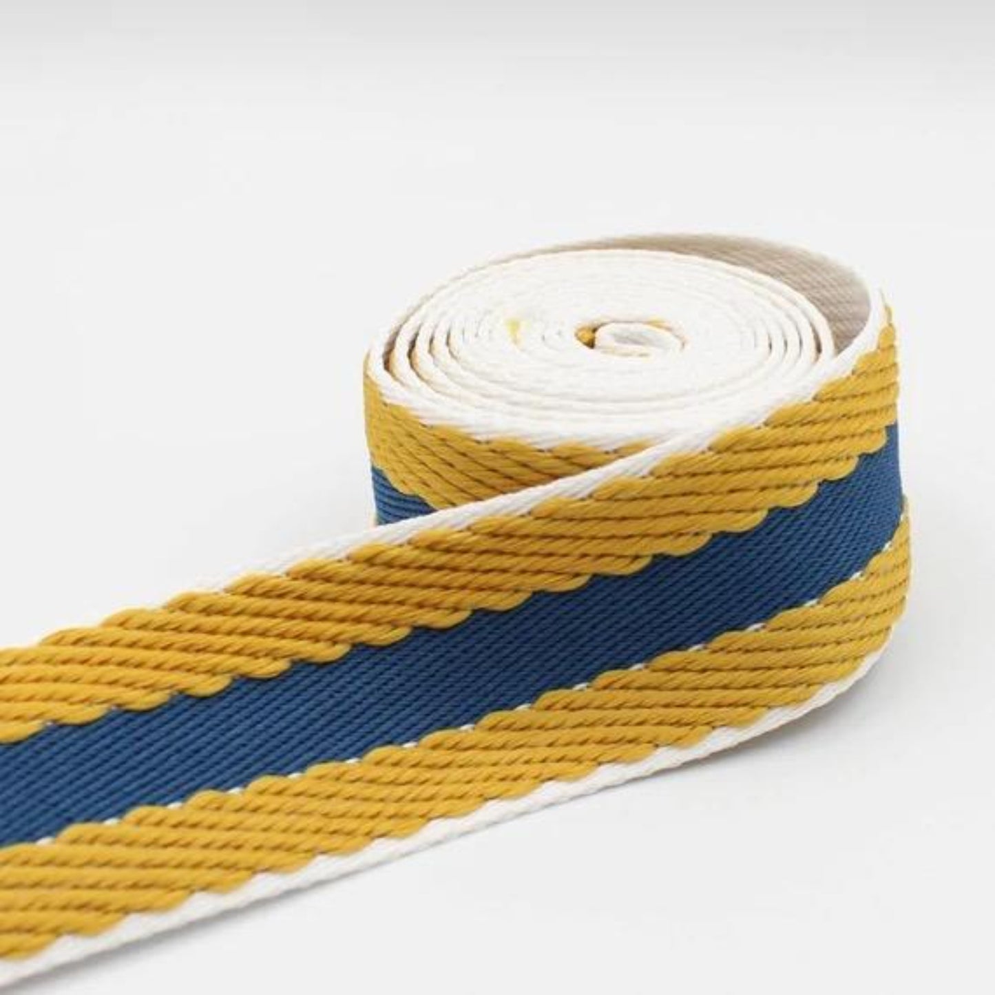 Herringbone Stripe Webbing 40mm Various Colours