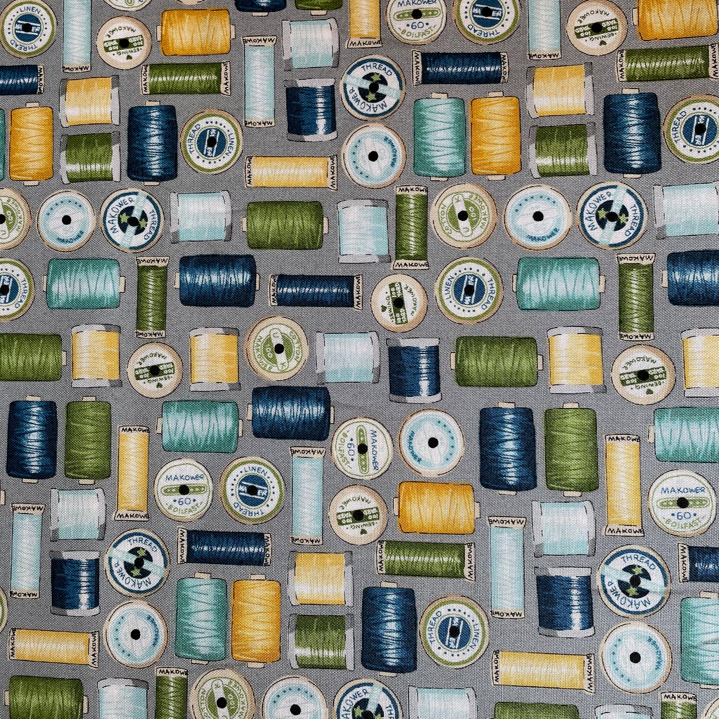 Makower Sewing Room 11 Designs 100% Premium Cotton Fabrics Quilting Craft