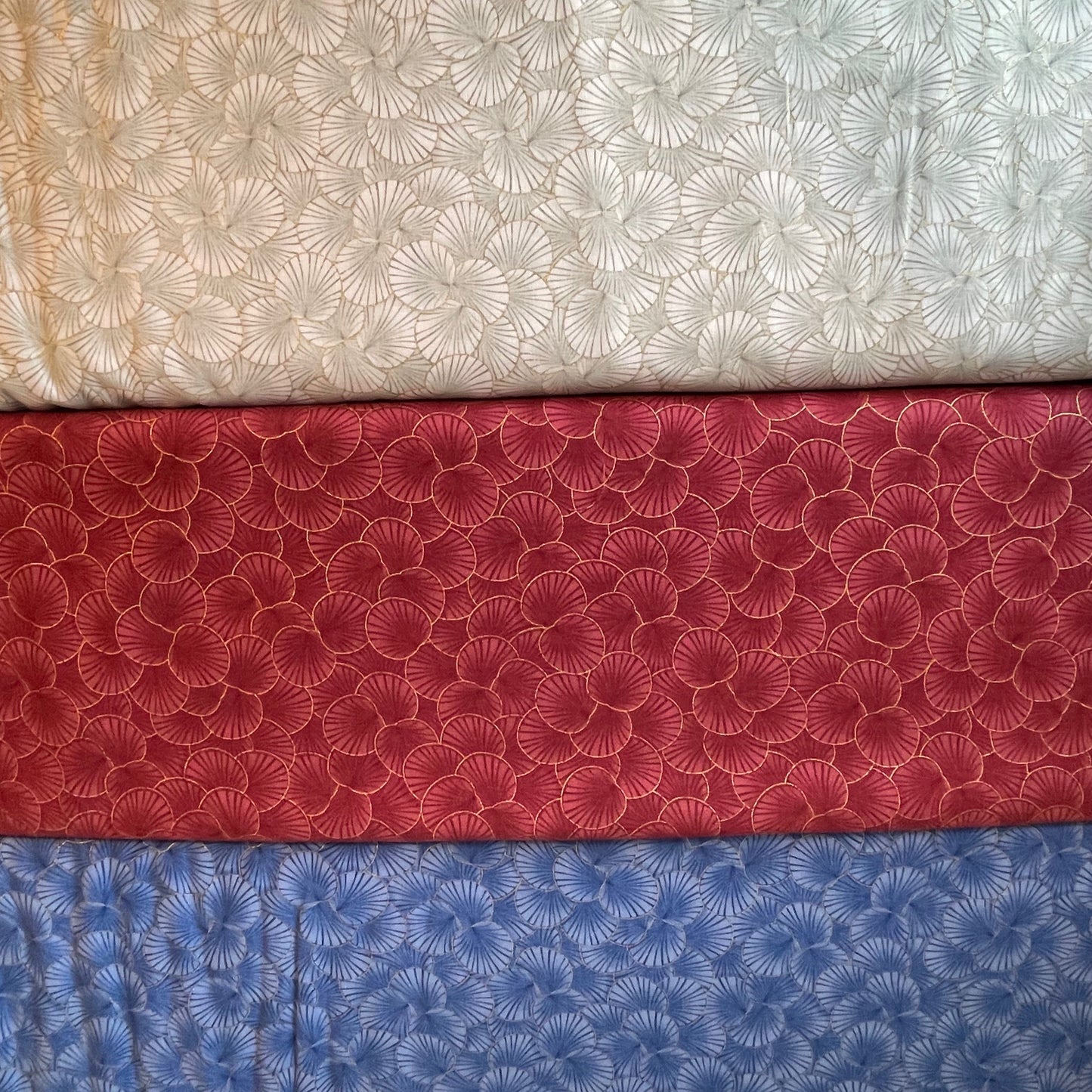 Timeless Treasures Sakura Metallic 3 Colours Sewing Quilting 100% Premium Cotton Fabric