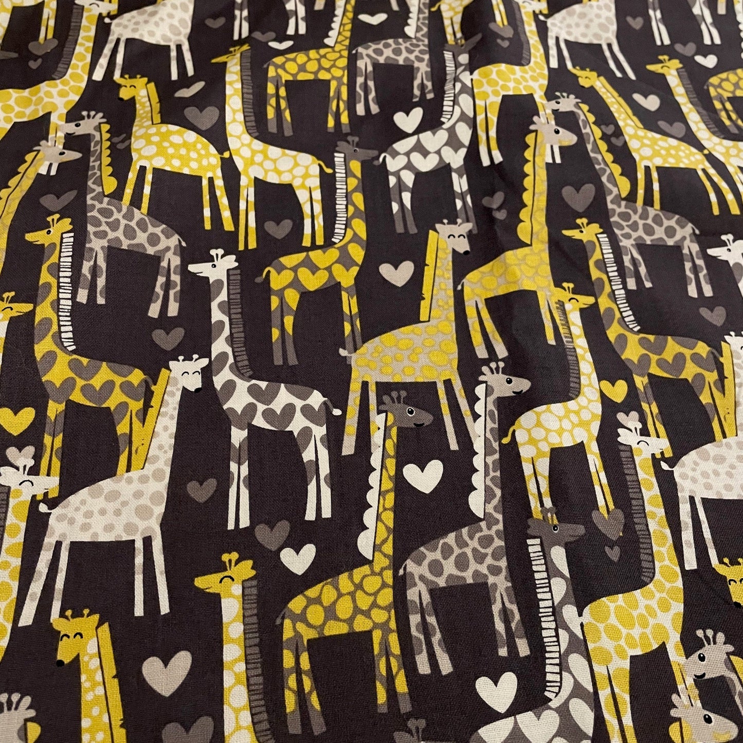 END OF BOLT 1.75m Michael Miller Giraffe Love 100% Premium Cotton Fabric