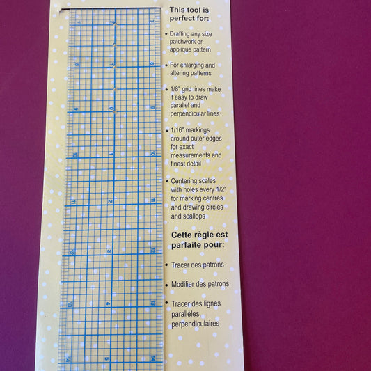 Circle and Scallop Ruler by Sew Easy