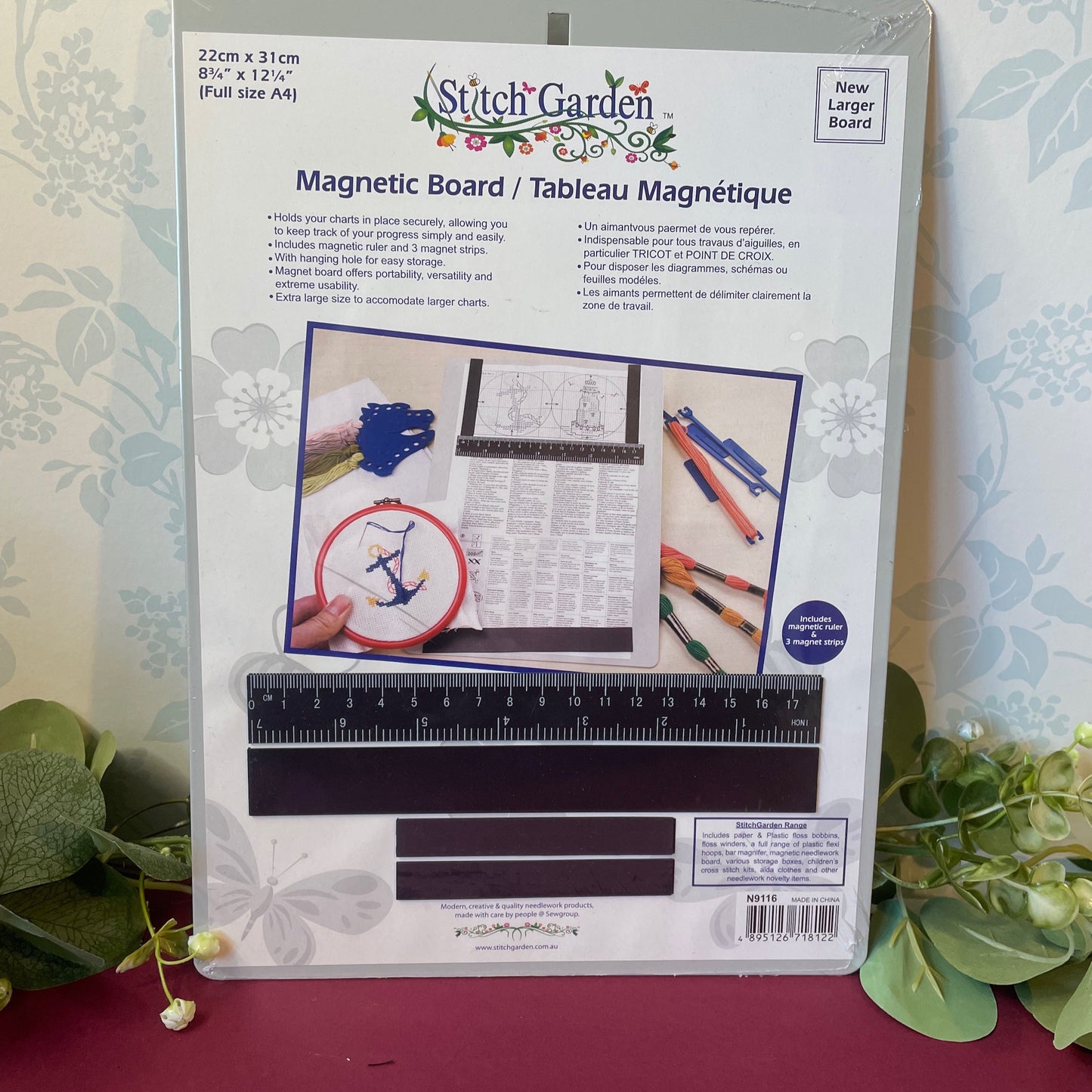 Stitch Garden Magnetic Board A4 Size Embroidery Cross Stitch Knitting Patterns