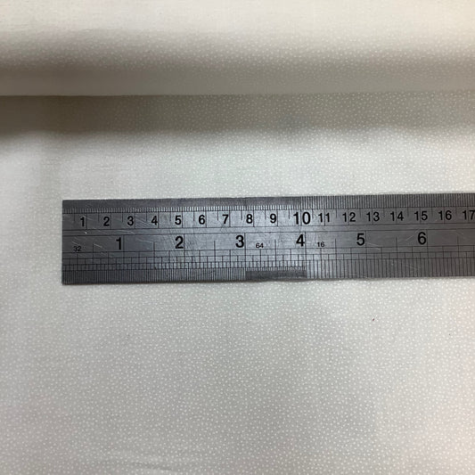 Makower White on White Dots 100% Premium Cotton Fabric D302 Q2