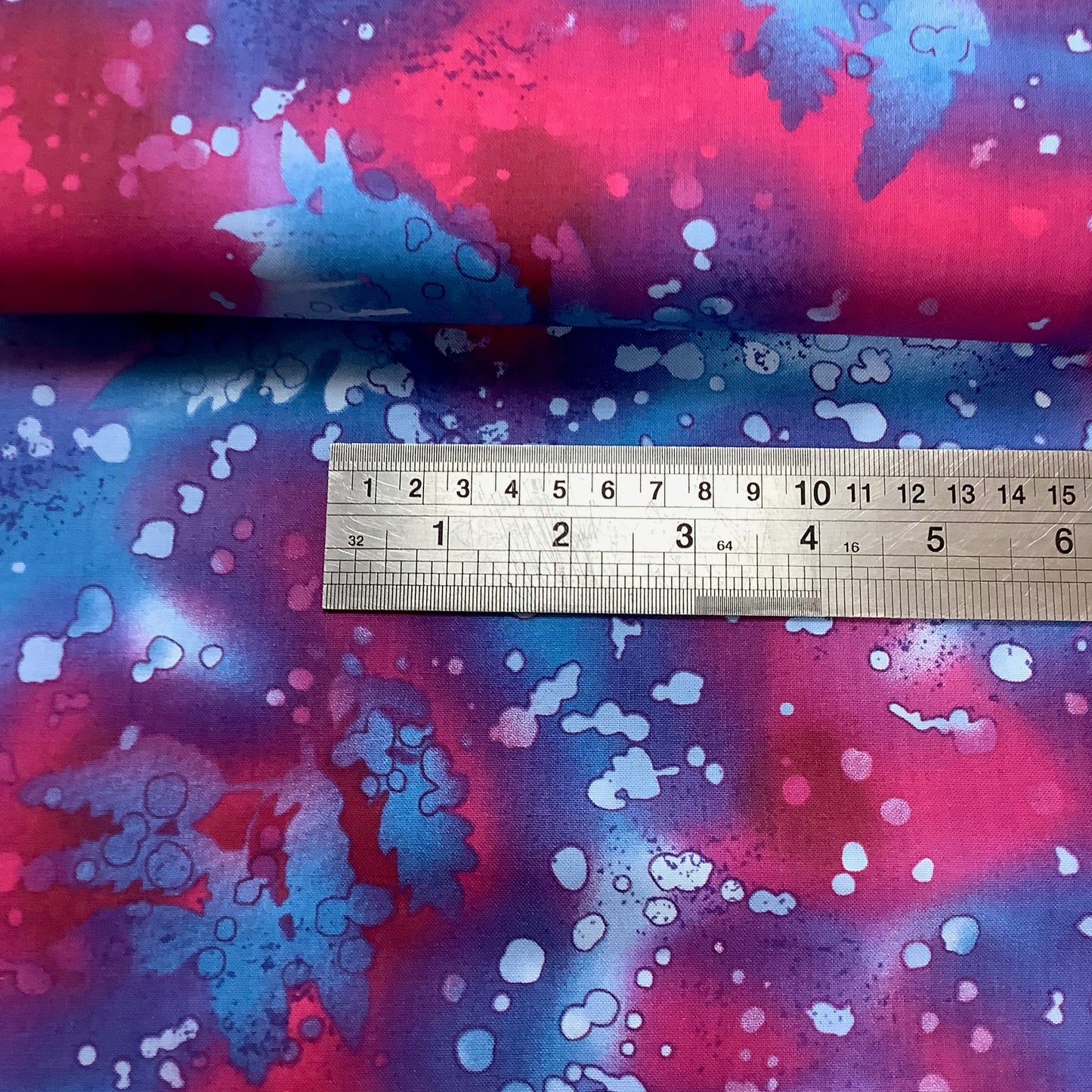 Benertex Fossil Fern Brown Green Blue Red 100% Premium Cotton Fabric 2035