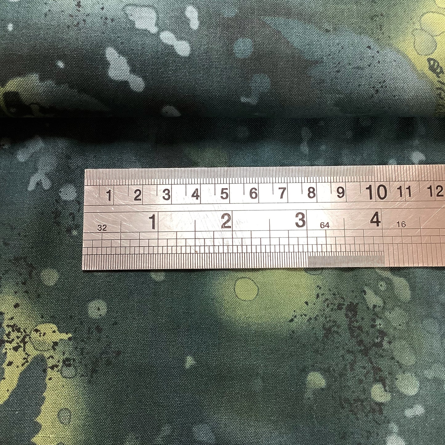 Benertex Fossil Fern Brown Green Blue Red 100% Premium Cotton Fabric 2035