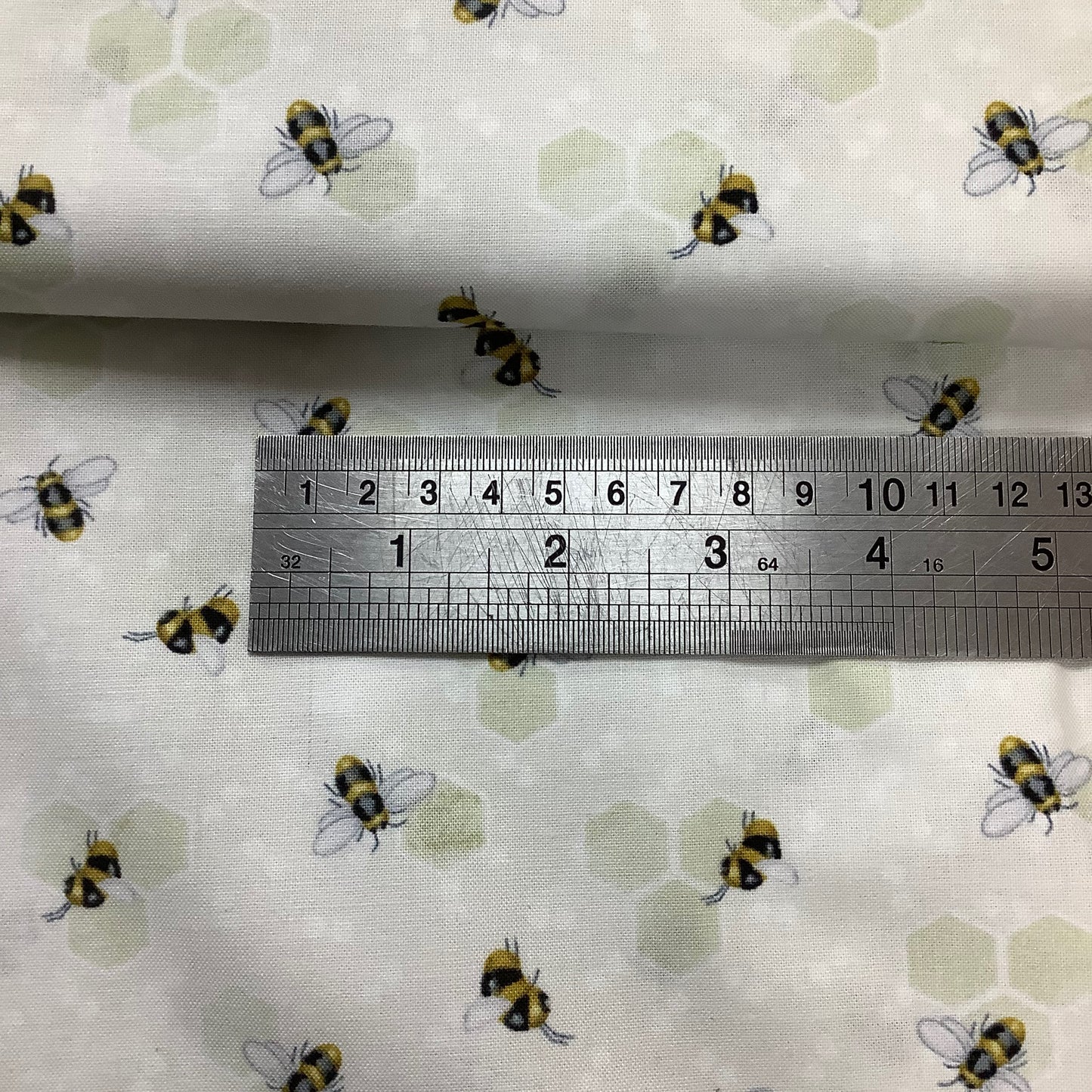 REDUCED Henry Glass & Co Bee You Bees Check Fabric Range 100% Premium Cotton Fabric 103 101