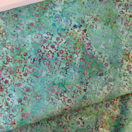 Island Batiks Fabric From Bali 10 Colours Set 2 Quilting Patchwork Craft 100% Premium Cotton Fabric