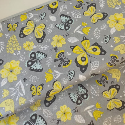 Camelot Fabrics Flutter & Buzz 3 Designs Craft Patchwork Quilting 100% Premium Cotton Fabric