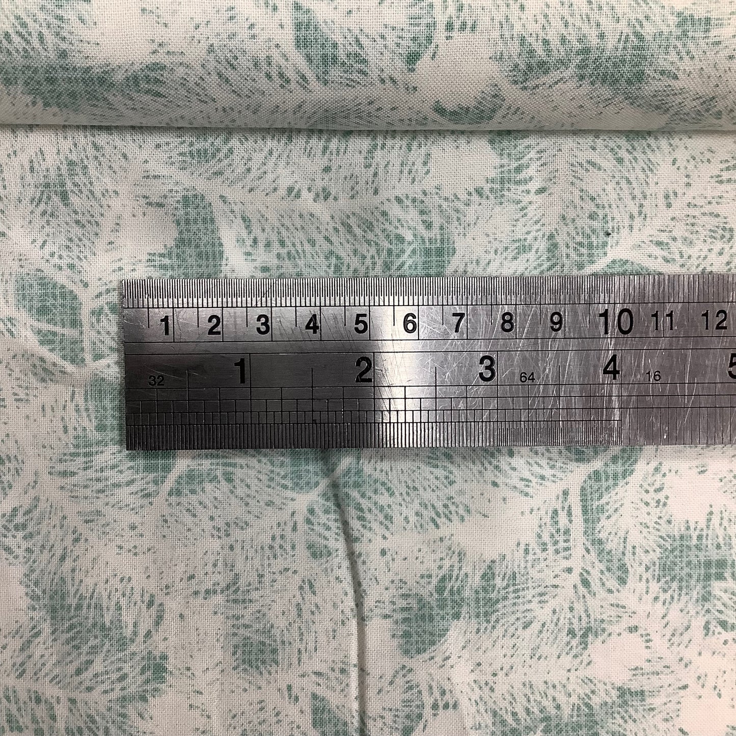 Moda Christmas Return To Winter's Lane Fir Trees on Pale Green Background 100% Premium Cotton Fabric 13715112