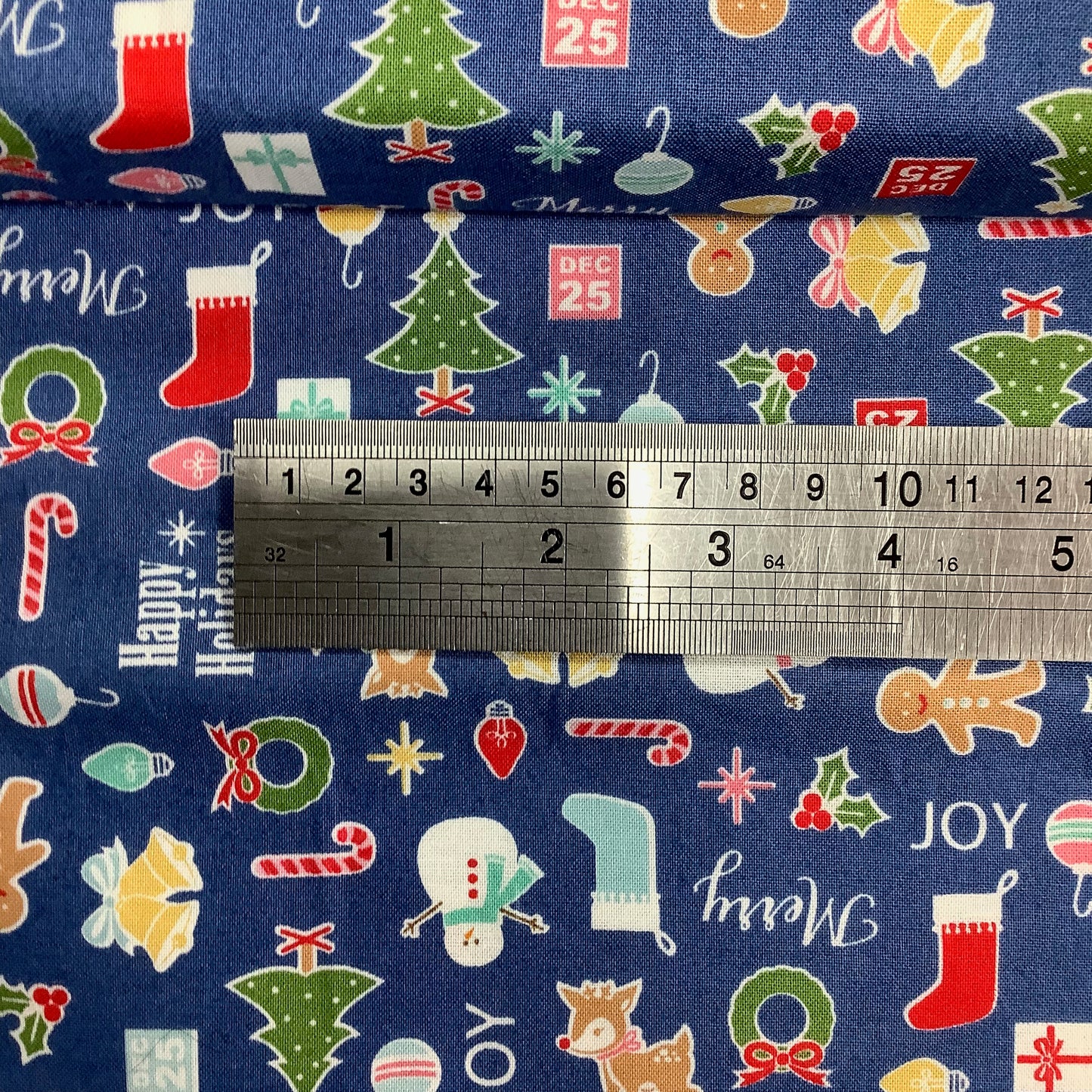 Riley Blake Cozy Christmas by Lori Holt Range 100% Premium Cotton Fabric Reindeers Snowflakes