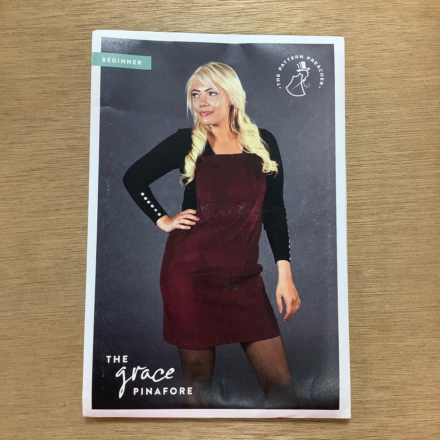 Pattern Preacher Grace Pinafore Dressmaking Sewing Paper Pattern Ladies Womans