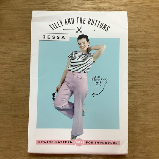 Tilly and the Buttons Jessa Trousers and Shorts Dressmaking Sewing Paper Pattern Ladies Womans