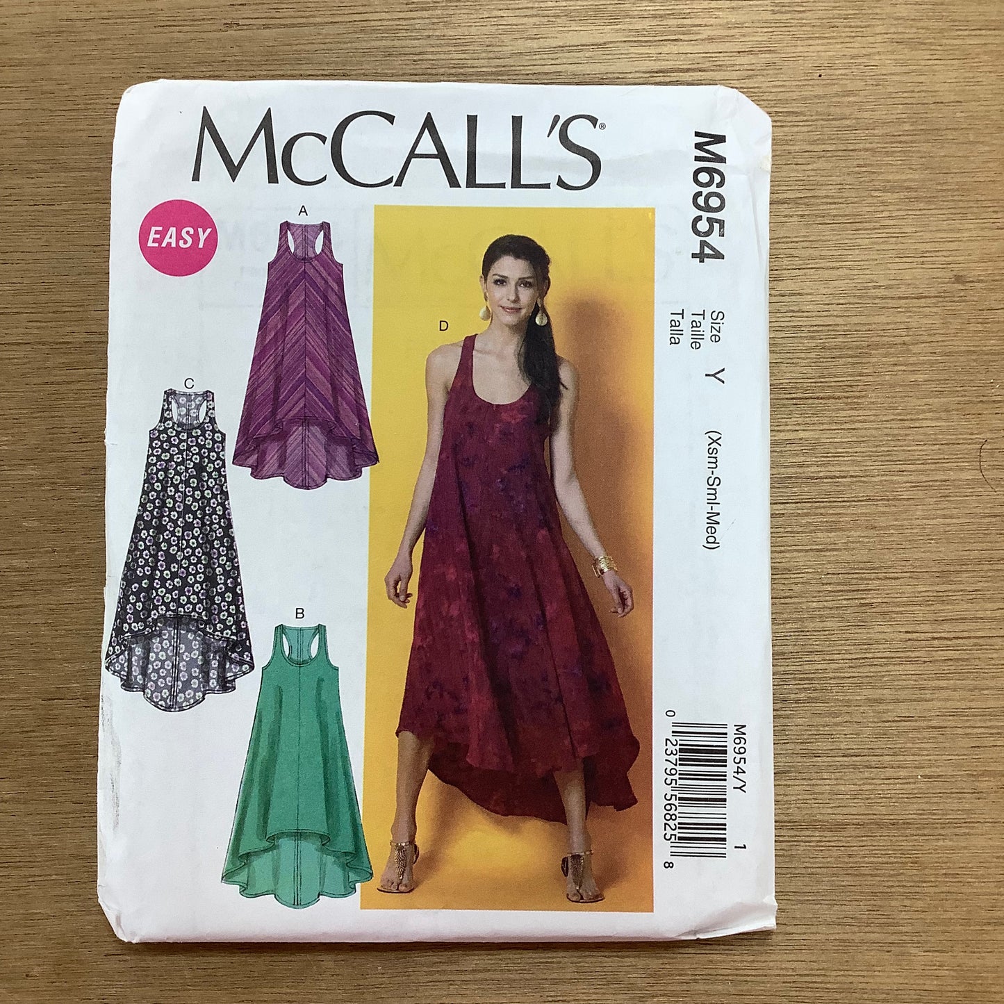 McCall's Dressmaking Sewing Pattern Women's Pullover Dresses 6954