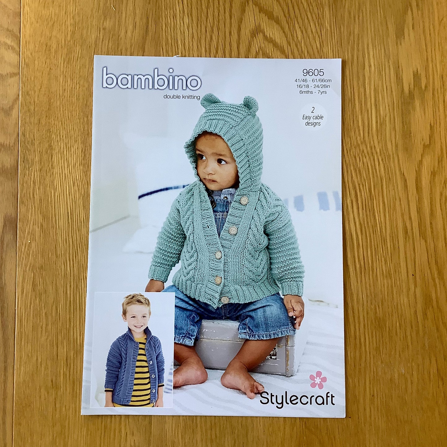 Stylecraft Bambino Double Knitting DK Pattern Jacket Hoodie Childrens 9605