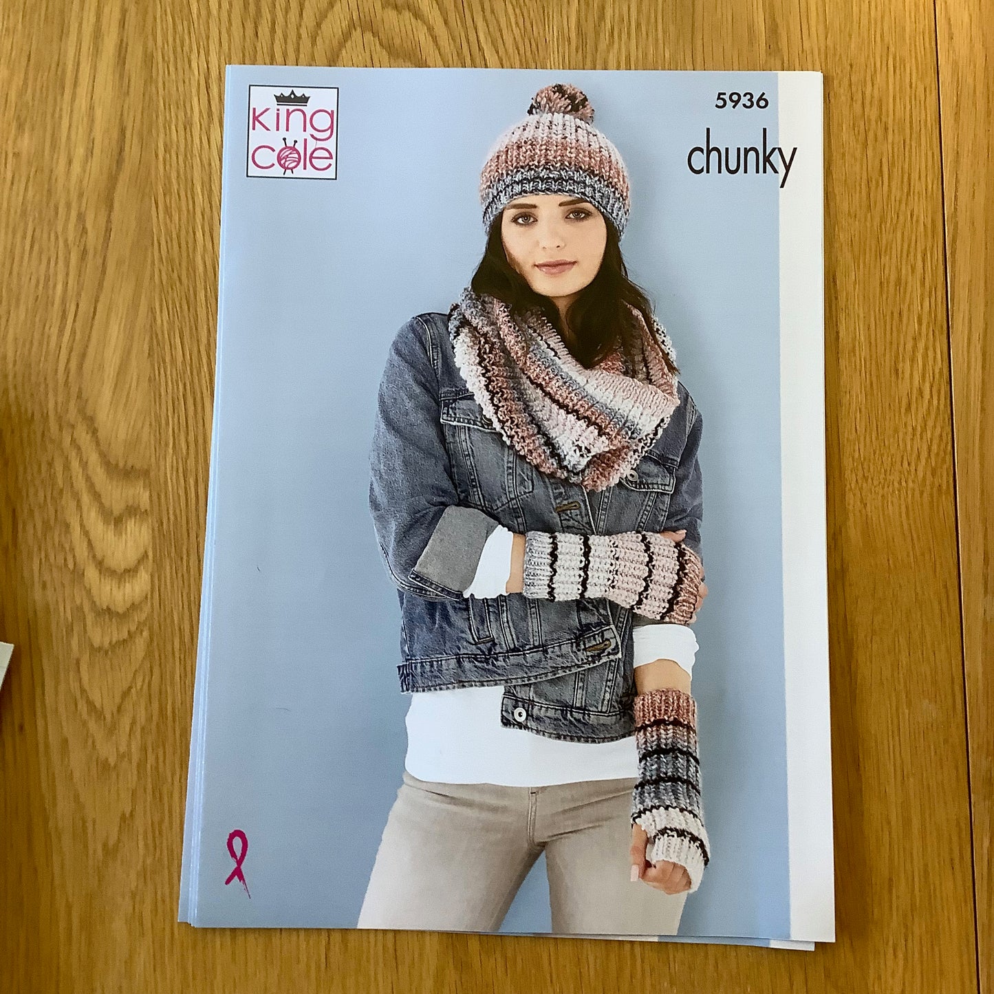 King Cole Ladies Safari Chunky Knitting Pattern - 5936