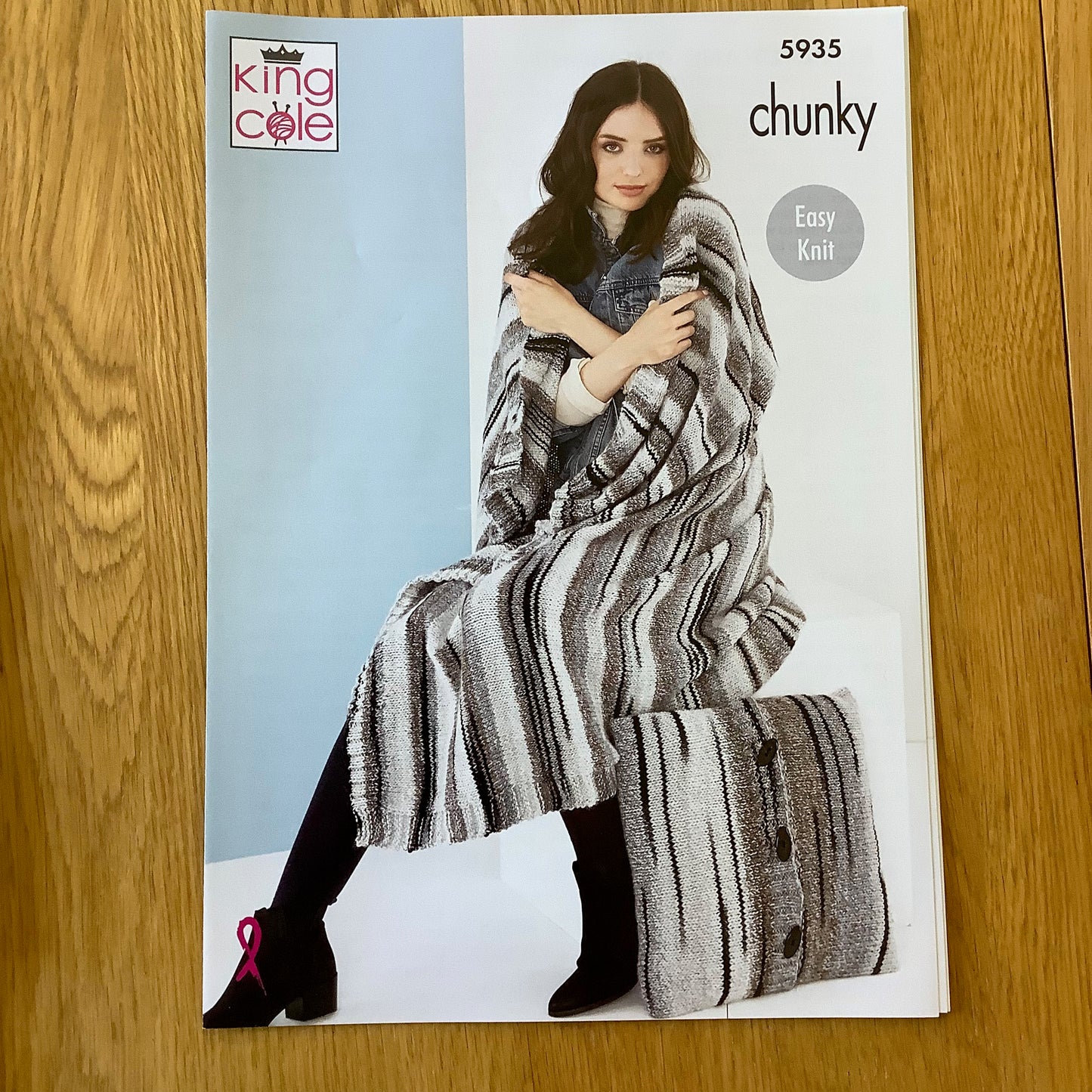 King Cole Ladies Safari Chunky Knitting Pattern - 5935