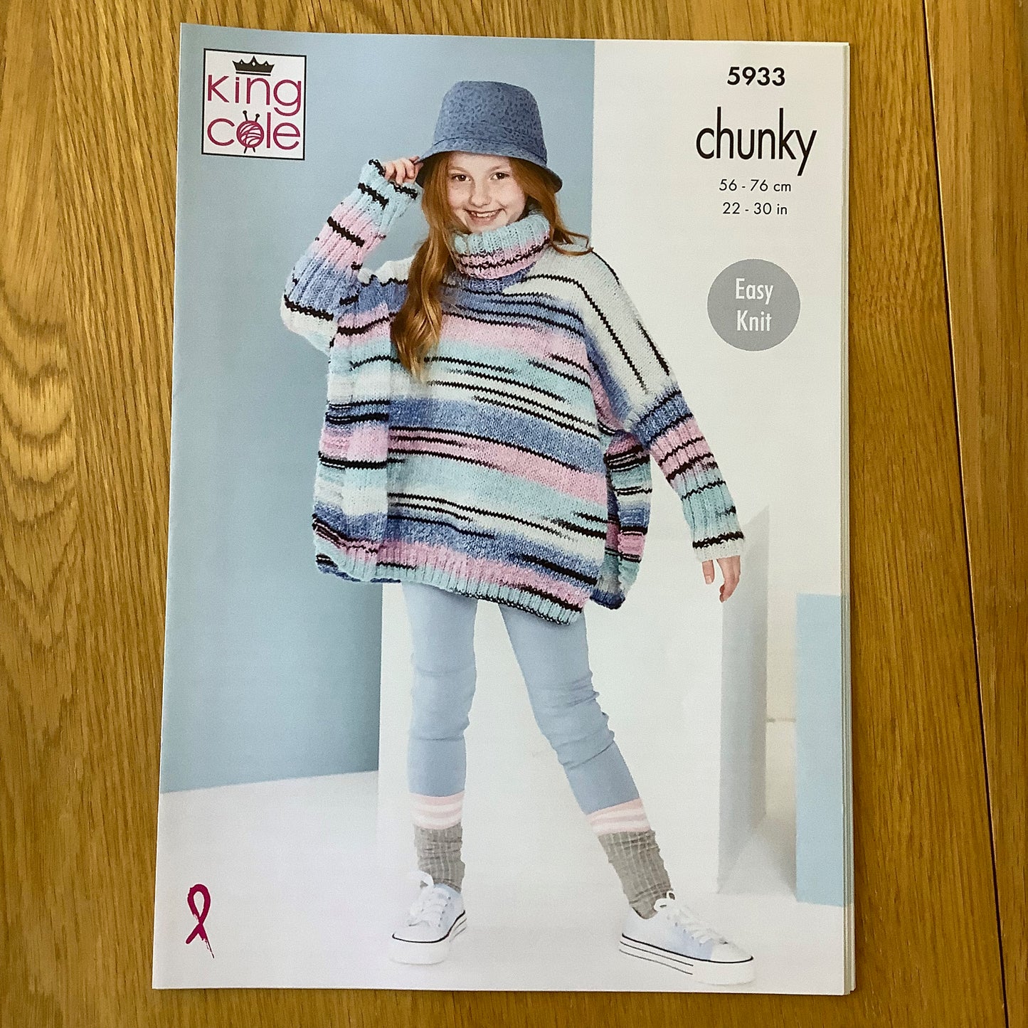 King Cole Ladies Safari Chunky Knitting Pattern 22" - 30" 5933