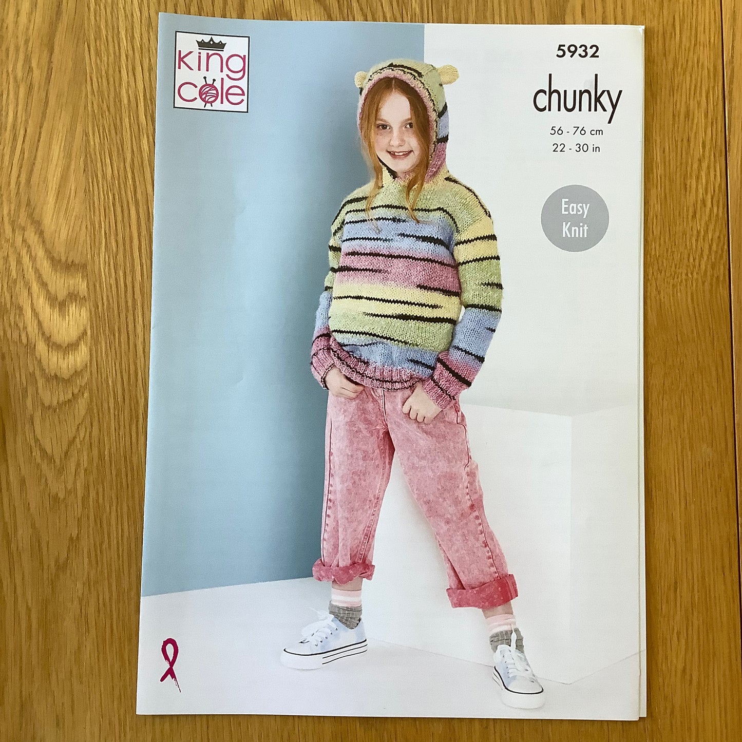 King Cole Ladies Safari Chunky Knitting Pattern 22" - 30" 5932
