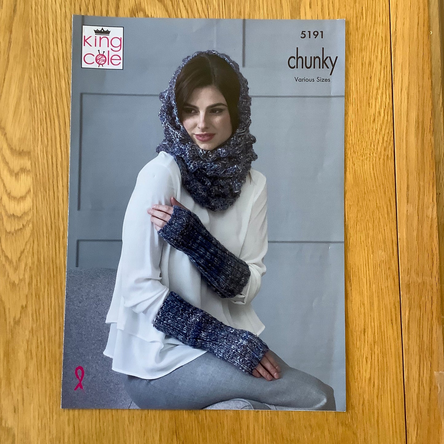 King Cole Ladies Shadow Chunky Knitting Pattern - 5191