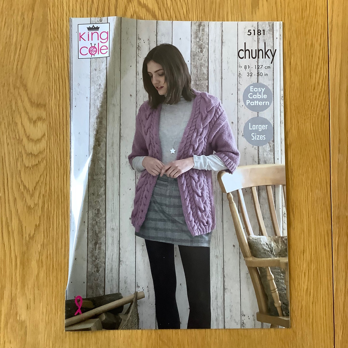 King Cole Ladies Timeless Chunky Knitting Pattern 32" - 50" 5181