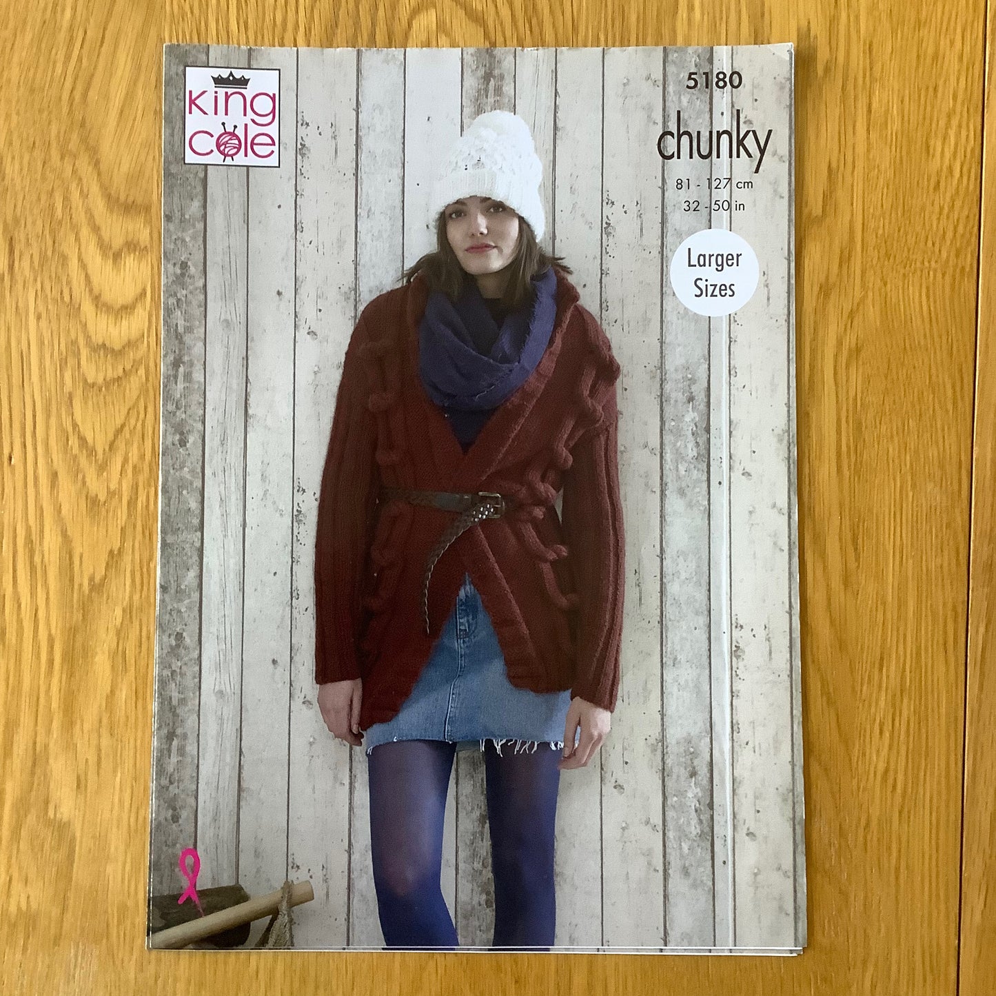 King Cole Ladies Timeless Chunky Knitting Pattern 32" - 50" 5180