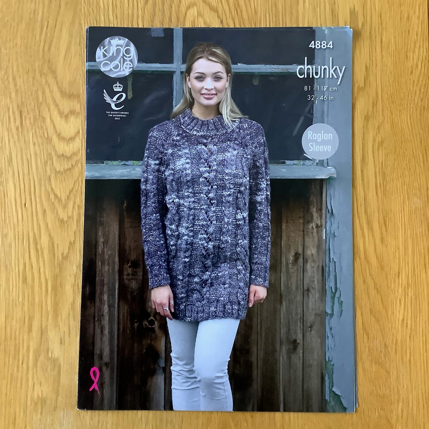 King Cole Ladies Big Value Tonal Chunky Knitting Pattern 32" - 46" 4884