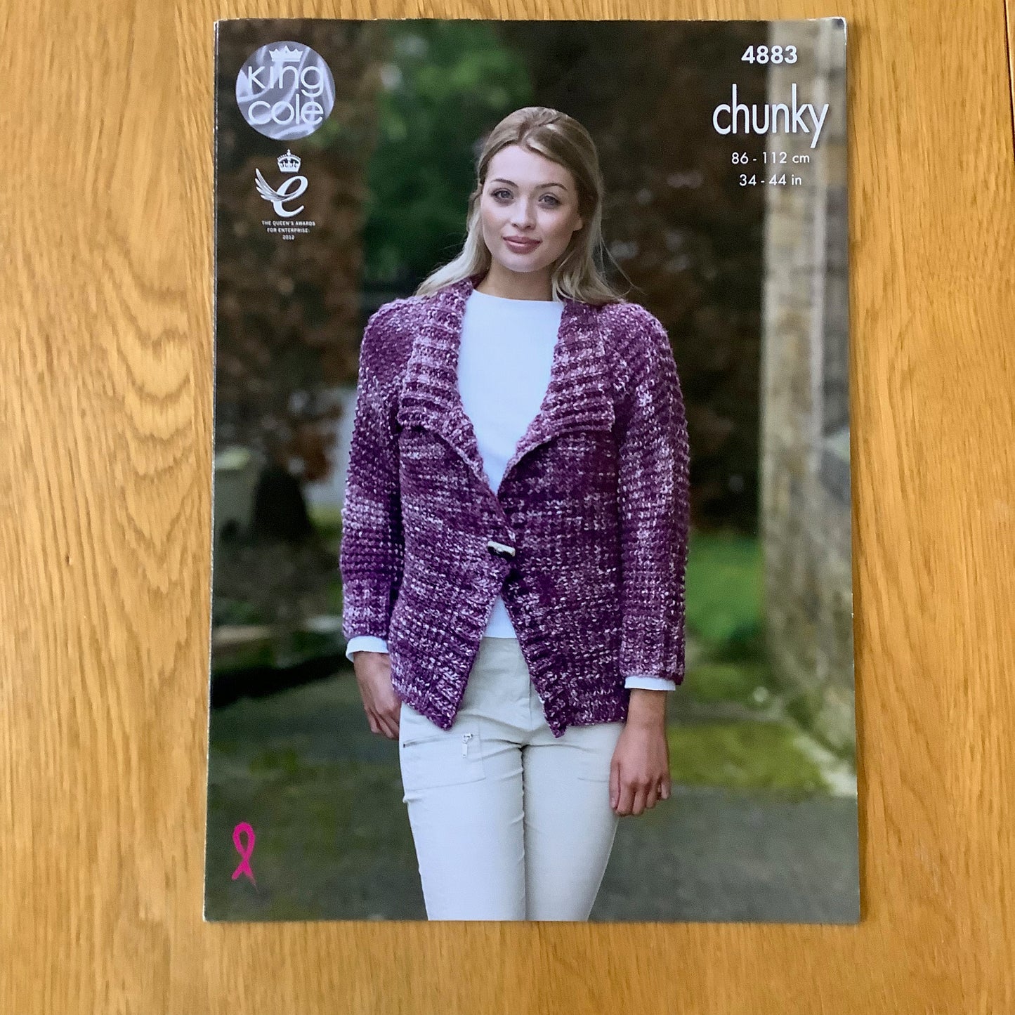 King Cole Ladies Big Value Tonal Chunky Knitting Pattern 34" - 44" 4883