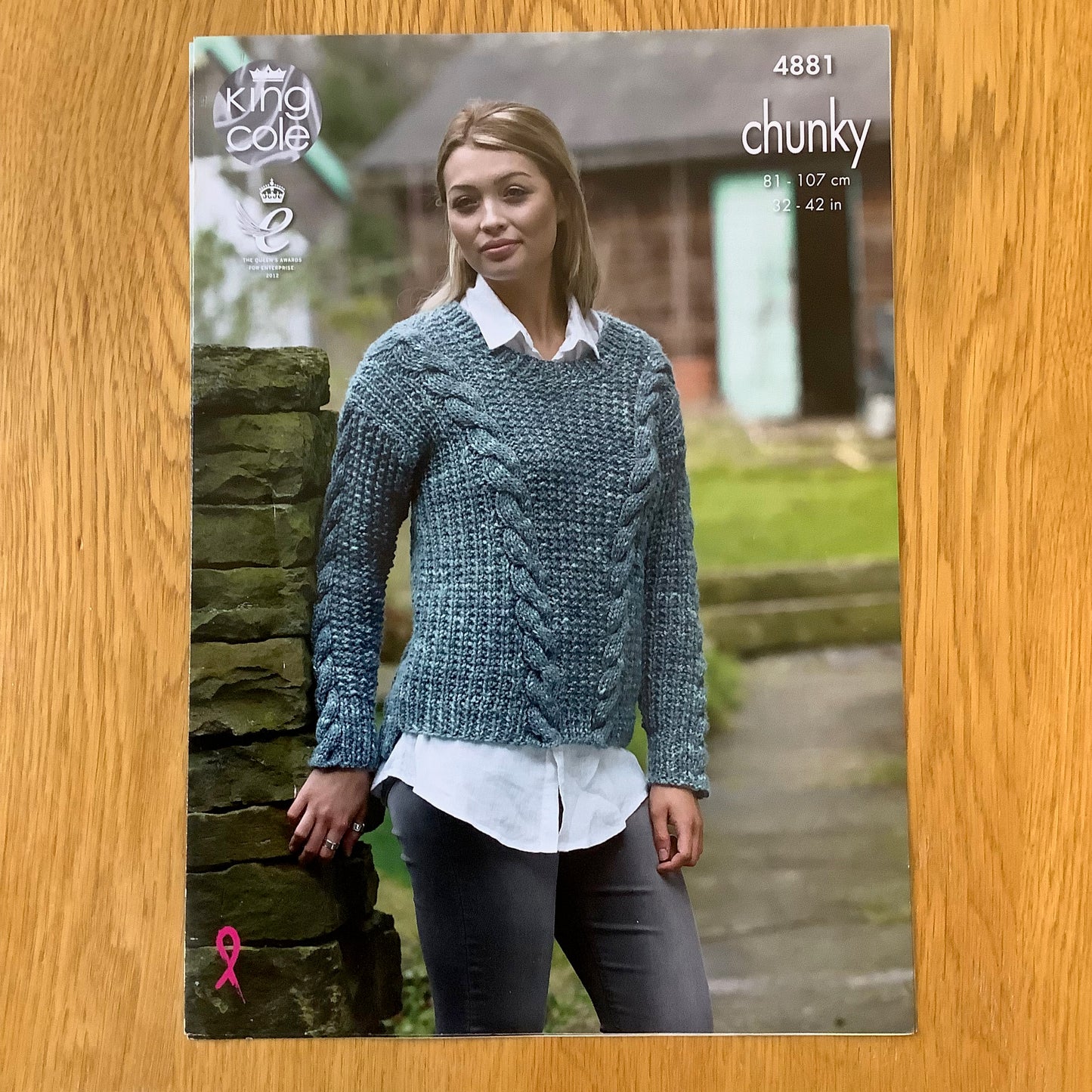 King Cole Ladies Big Value Tonal Chunky Knitting Pattern 32" - 42" 4881