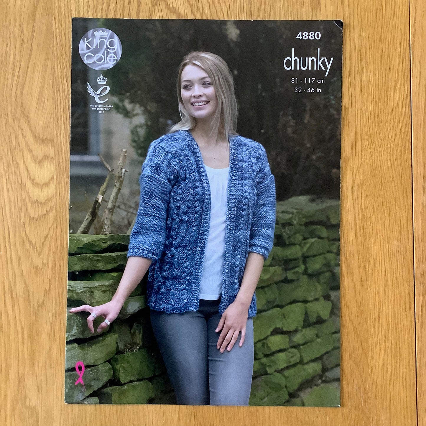 King Cole Ladies Big Value Tonal Chunky Knitting Pattern 32" - 42" 4880