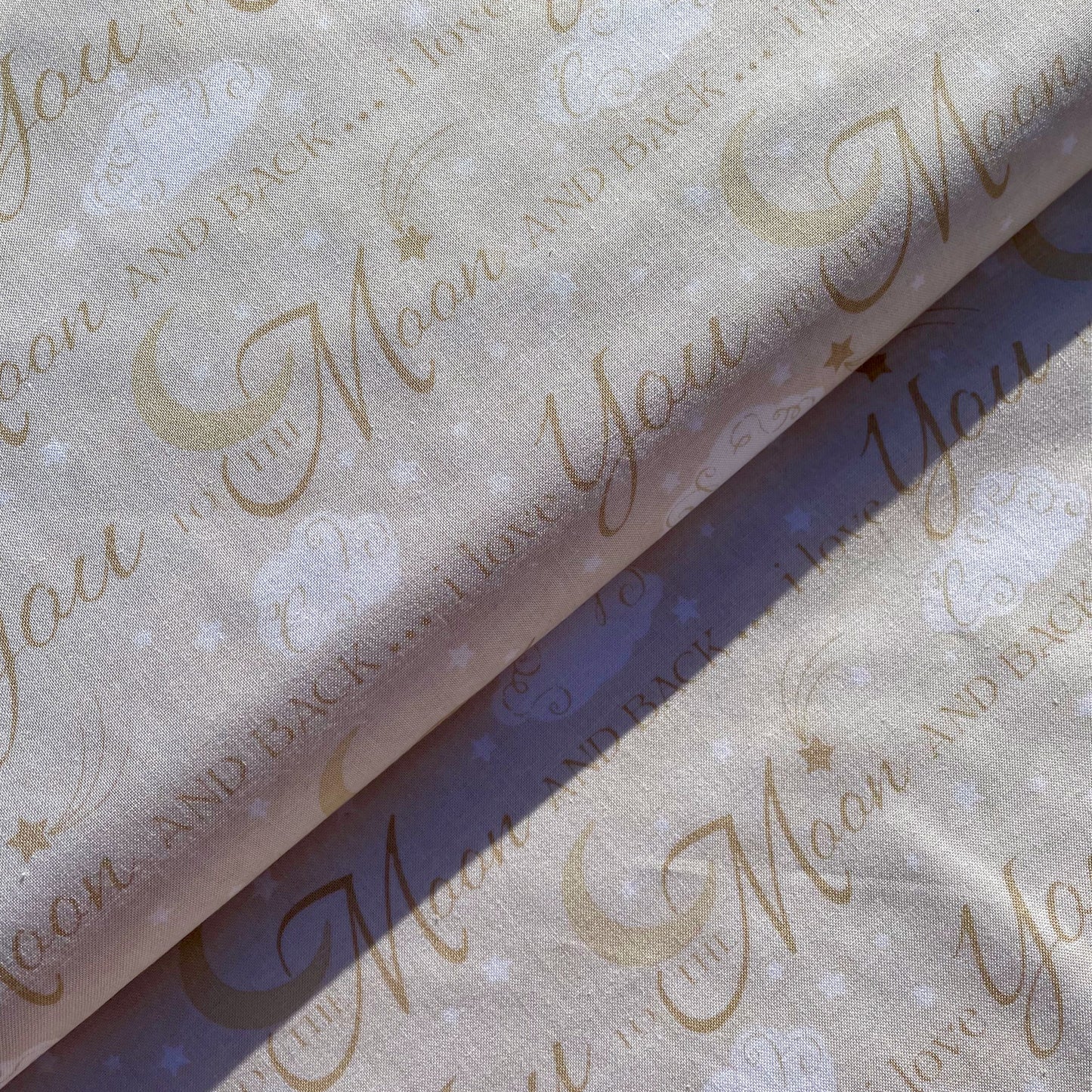 REDUCED Timeless Treasures I Love You To The Moon And Back 9 Different Designs 100% Premium Cotton Fabric