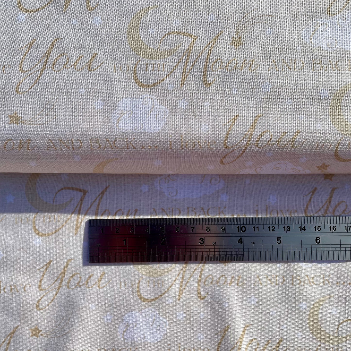REDUCED Timeless Treasures I Love You To The Moon And Back 9 Different Designs 100% Premium Cotton Fabric