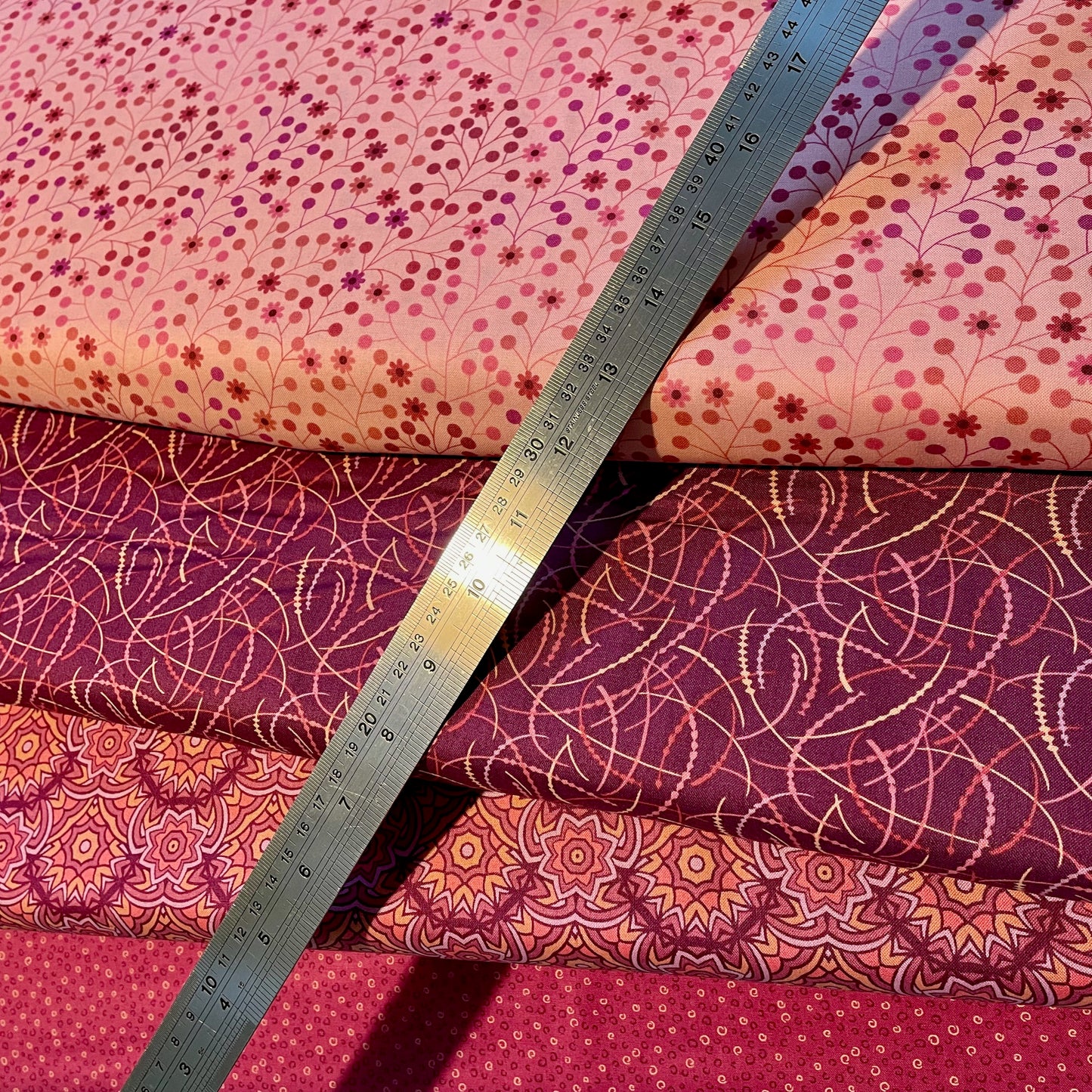 REDUCED Makower Andover At Days End by Sarah J 7 Different Designs 100% Premium Cotton Fabric