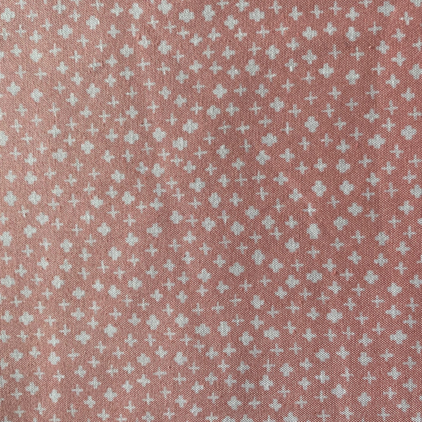 Makower Andover Fabrics Crosses on Peach Background 8382E Quilting 100% Premium Cotton Fabric