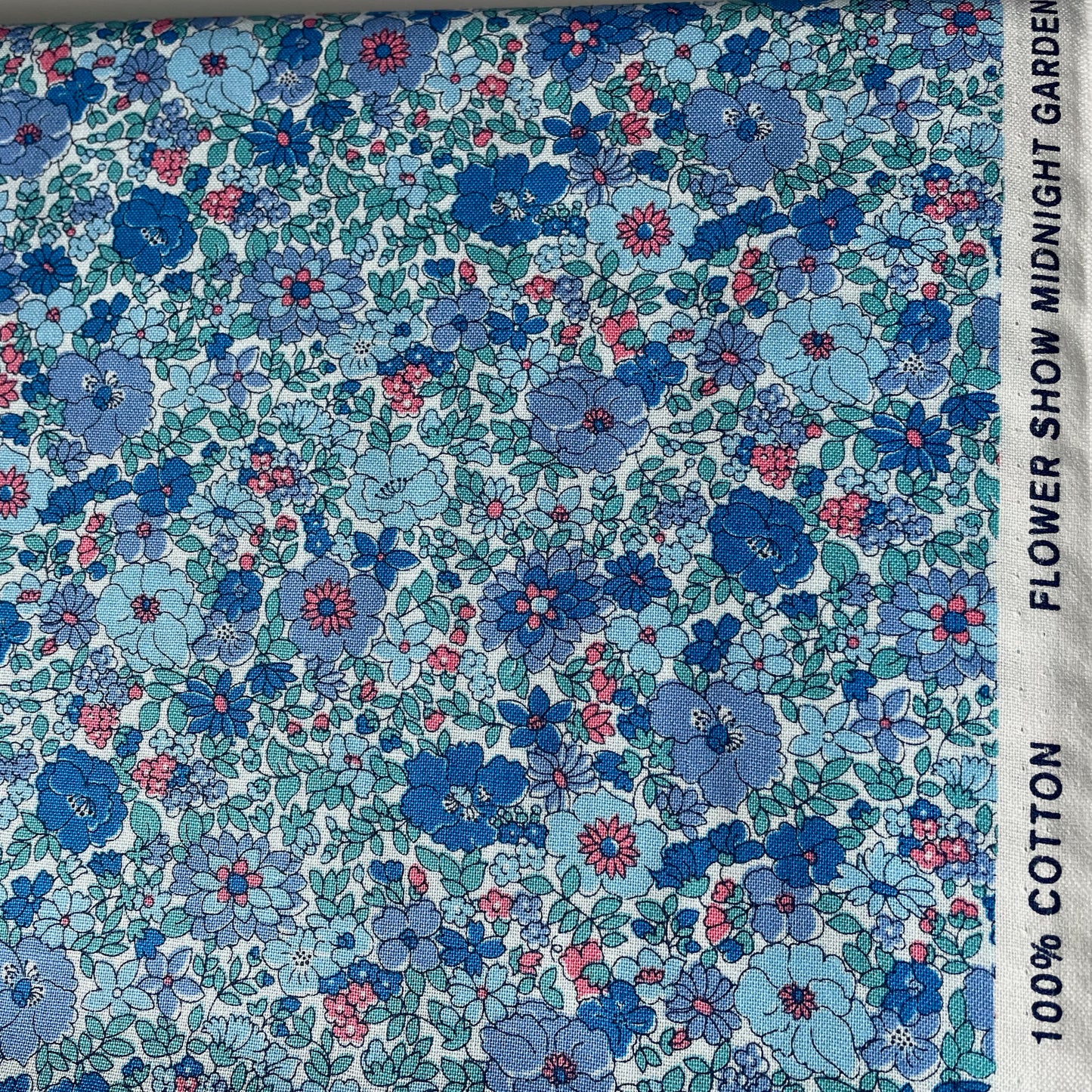 Liberty Of London 15 Different Fabrics Flower Show Midnight Garden Collection £12 per metre 100% Premium Cotton Fabric Quilting Craft Home Decor