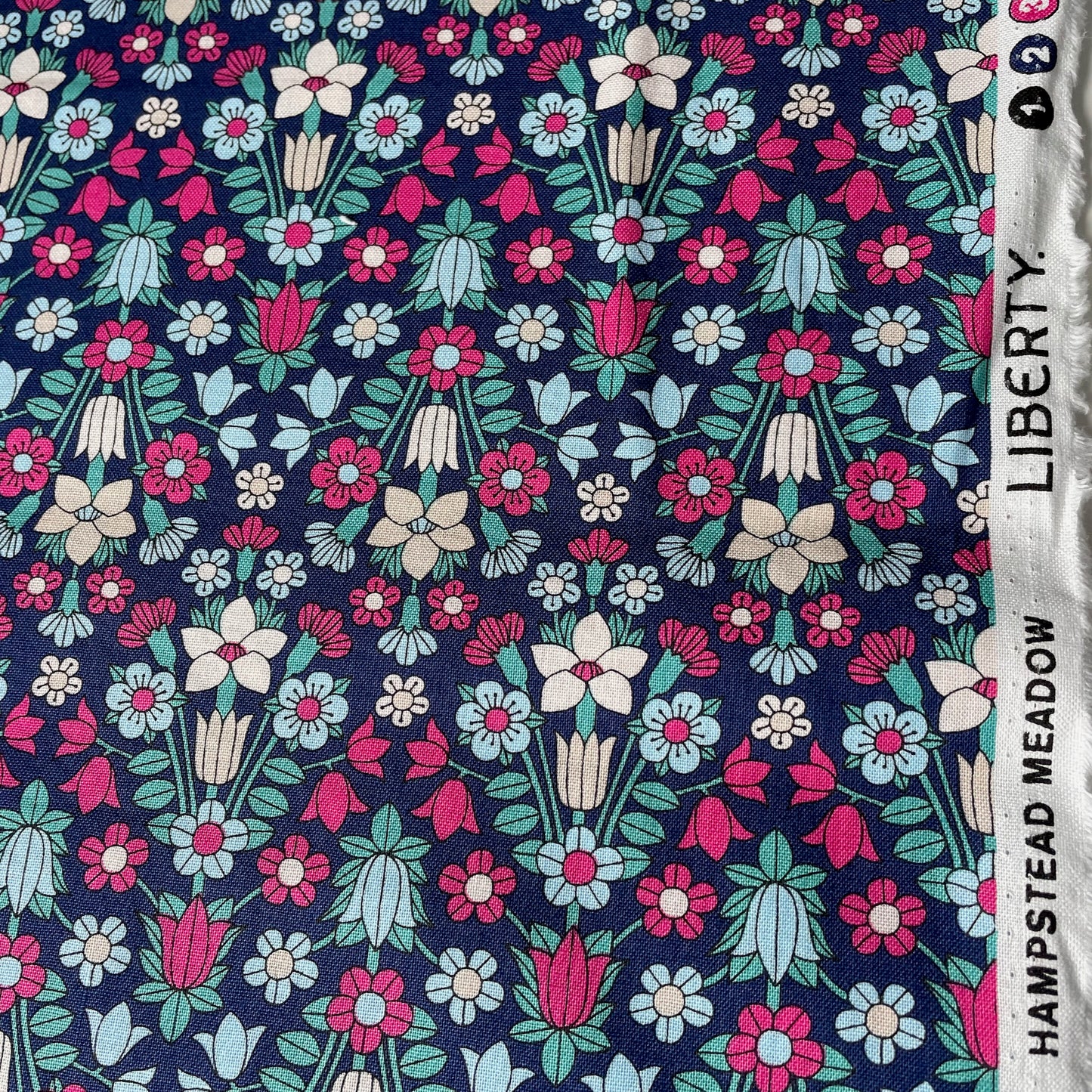Liberty Of London 15 Different Fabrics Flower Show Midnight Garden Collection £12 per metre 100% Premium Cotton Fabric Quilting Craft Home Decor