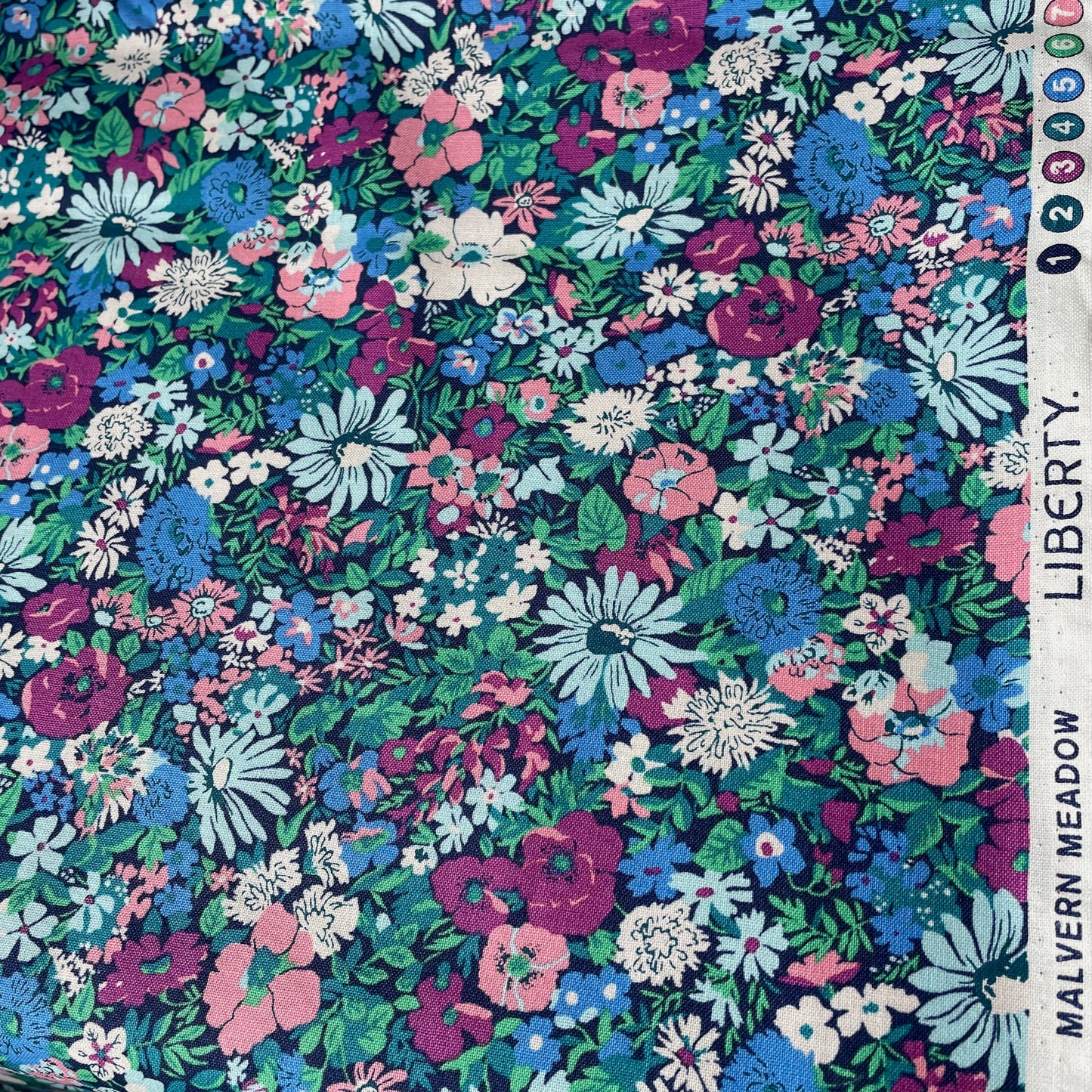 Liberty Of London 15 Different Fabrics Flower Show Midnight Garden Collection £12 per metre 100% Premium Cotton Fabric Quilting Craft Home Decor