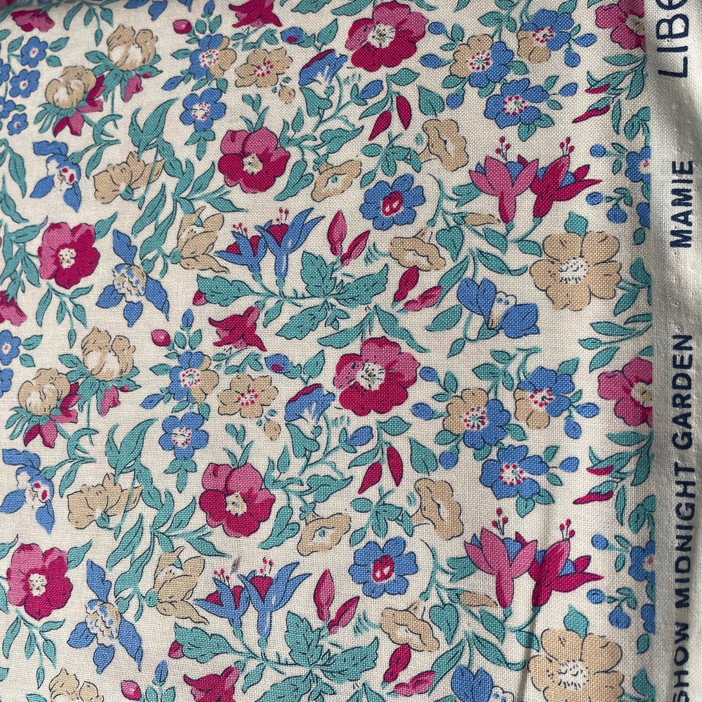 Liberty Of London 15 Different Fabrics Flower Show Midnight Garden Collection £12 per metre 100% Premium Cotton Fabric Quilting Craft Home Decor