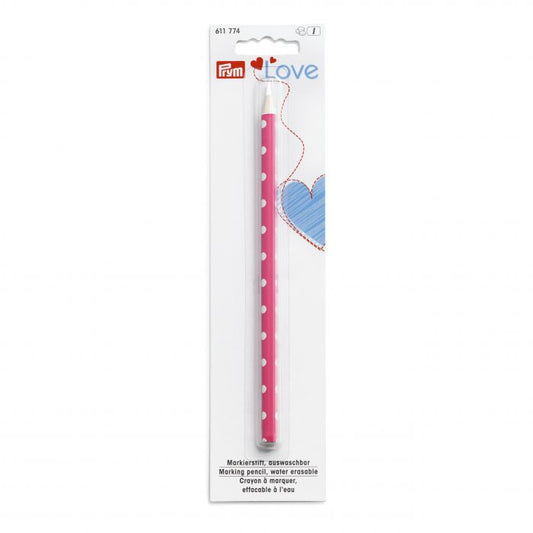 Prym Love Pink Water Erasable Pencil 611774