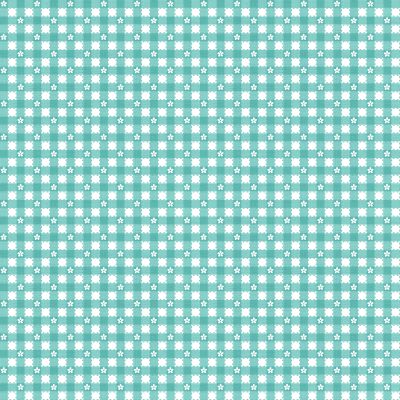 REDUCED Makower Summer Days Yellow, Turquoise, Lilac or Pink Gingham Floral Check 2553 Y 100% Premium Cotton Fabric