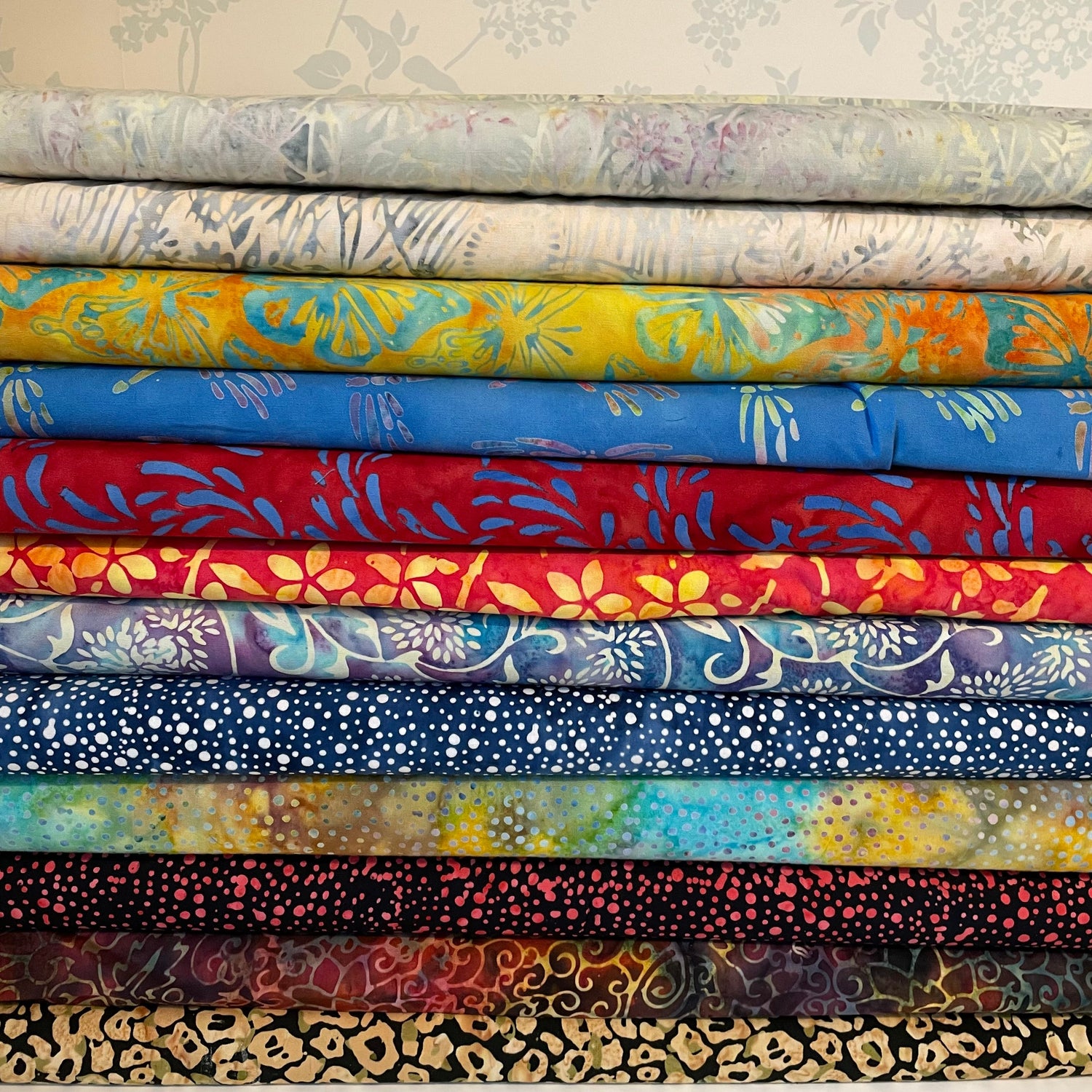 Batik Fabric Printed in Indonesia 100% Cotton