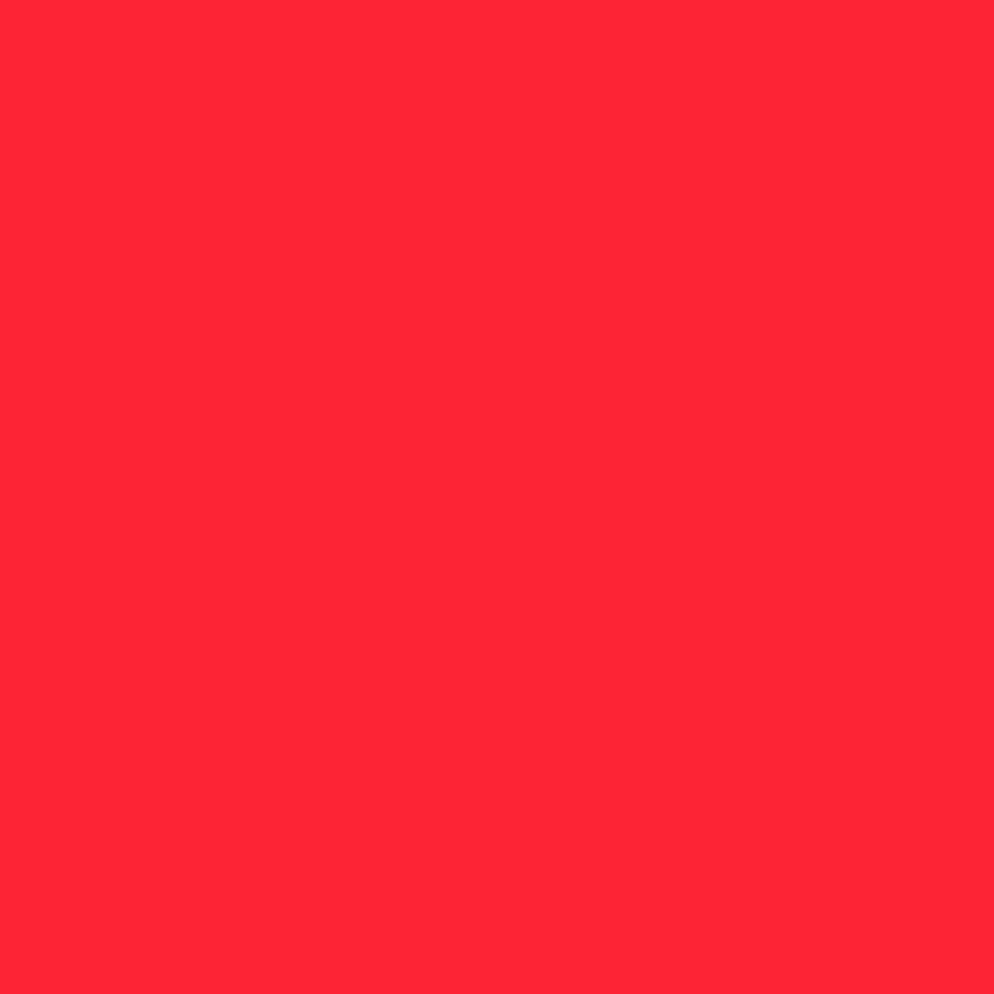 Makower Spectrum Poppy Red Solid Plain Colour 100% Premium Cotton R05