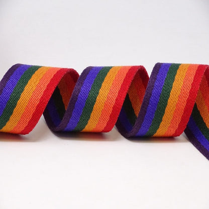 Striped Webbing 38mm Various Colours Available