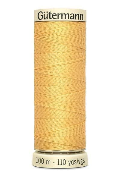 Gutermann Sew All Polyester Thread 100m 788988-415 415 Yellow Mustard  Sewing Machine Thread