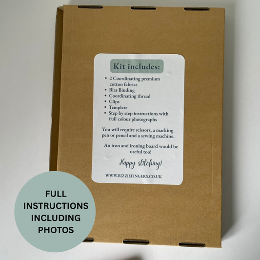 Sew Your Own Bunting | 6 Different Kits | Beginner Sewing Kit | Premium Cotton Fabric | Full Instructions Included