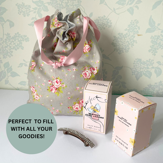 Sew Your Own Lined Drawstring Bag | 6 Different Kits | Beginner Sewing Kit | Premium Cotton Fabric | Full Instructions Included