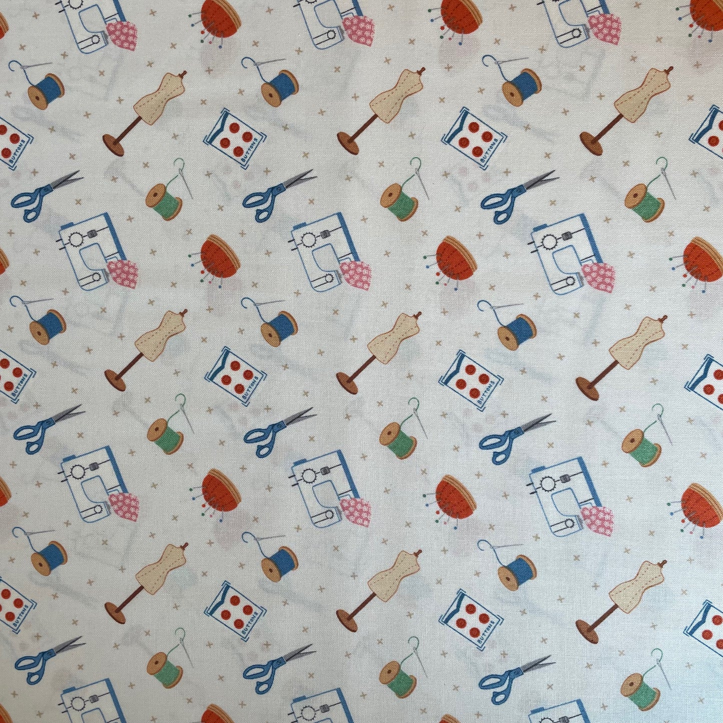 Lewis & Irene Haberdashery Sewing Quilting 100% Premium Cotton Fabric