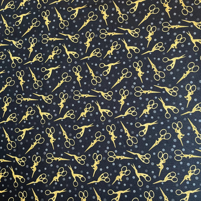 Dear Stella Haberdashery Scissors Notions Sewing Quilting 100% Premium Cotton Fabric