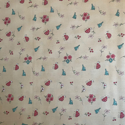 Clothworks Natalie Bird Heart & Home 9 Children Whimsical Designs 100% Premium Cotton Fabrics Quilting Craft
