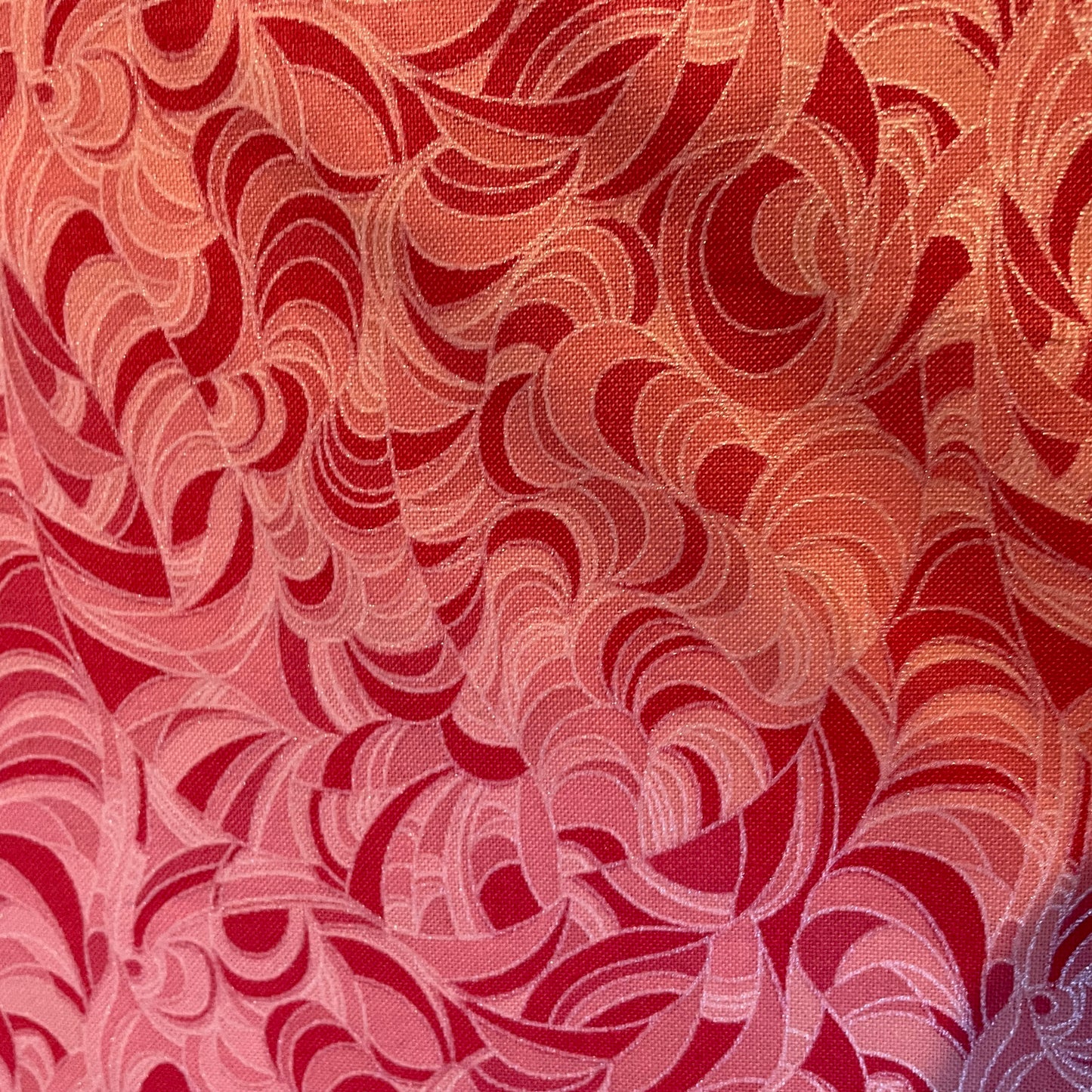 Littondale Metallic Silver on Purple, Green, Red, Turquoise Quilting 100% Premium Cotton Fabric